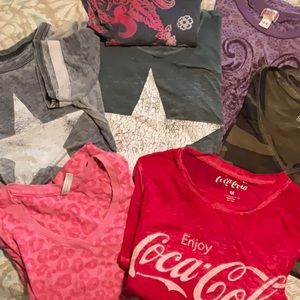 Sheer T-Shirt bundle 7 total